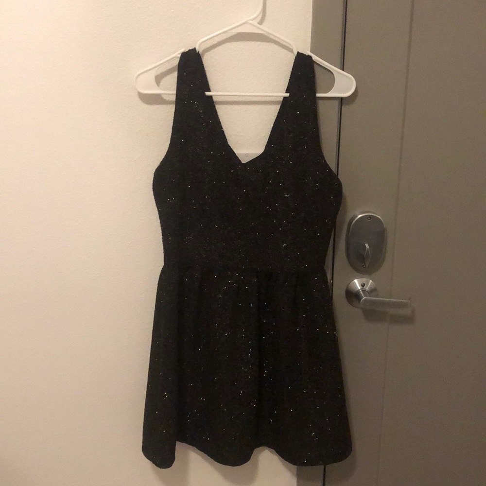 Sparkly fit and flare dress